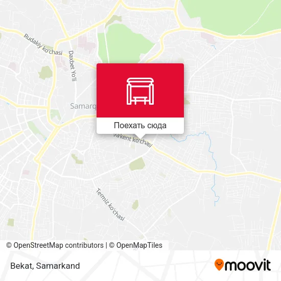 Карта Bekat