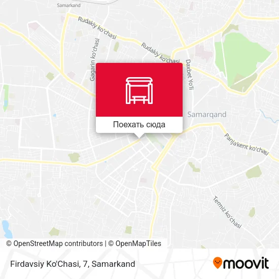 Карта Firdavsiy Ko'Chasi, 7