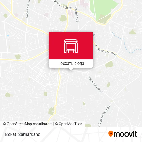 Карта Bekat