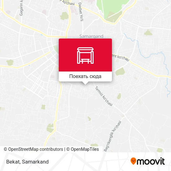 Карта Bekat