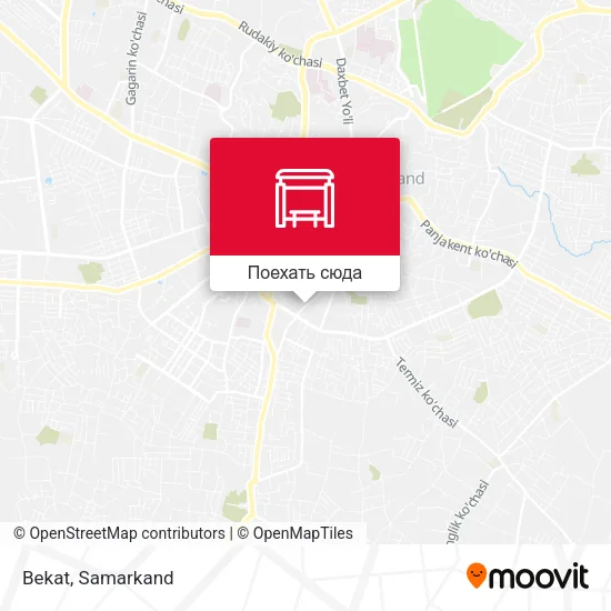 Карта Bekat