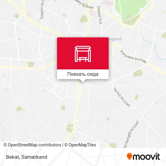 Карта Bekat
