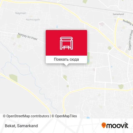 Карта Bekat