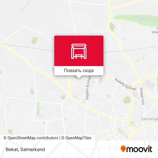 Карта Bekat