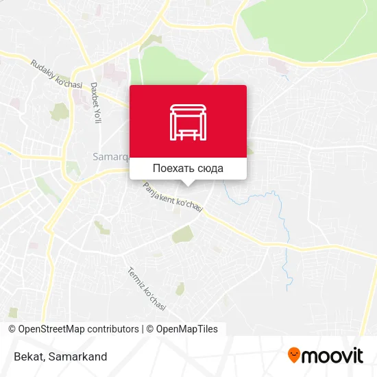 Карта Bekat