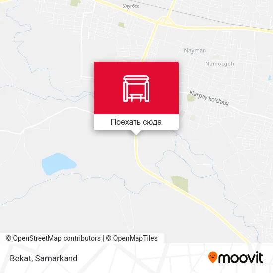 Карта Bekat