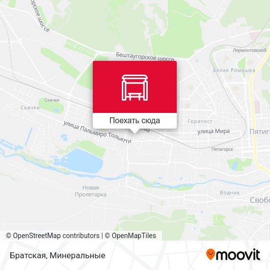 Карта Братская