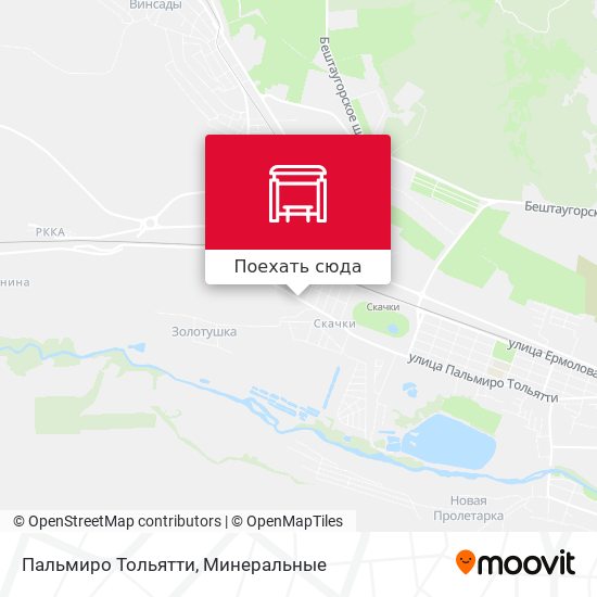 Карта Пальмиро Тольятти