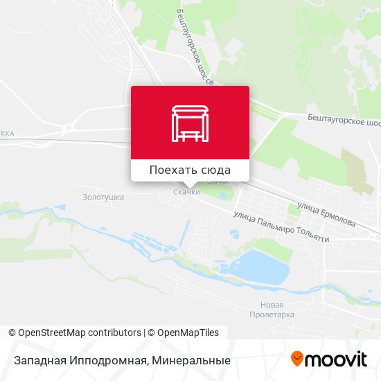 Карта Западная Ипподромная