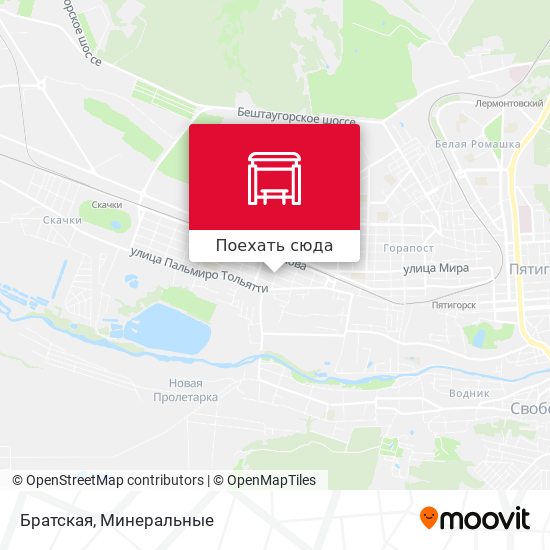 Карта Братская