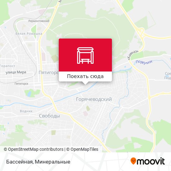 Карта Бассейная