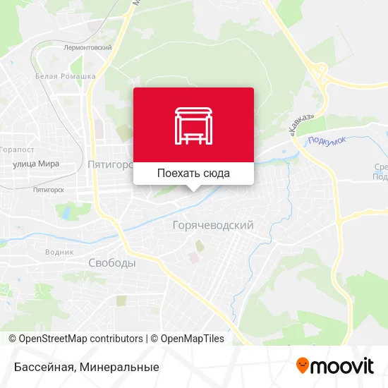 Карта Бассейная