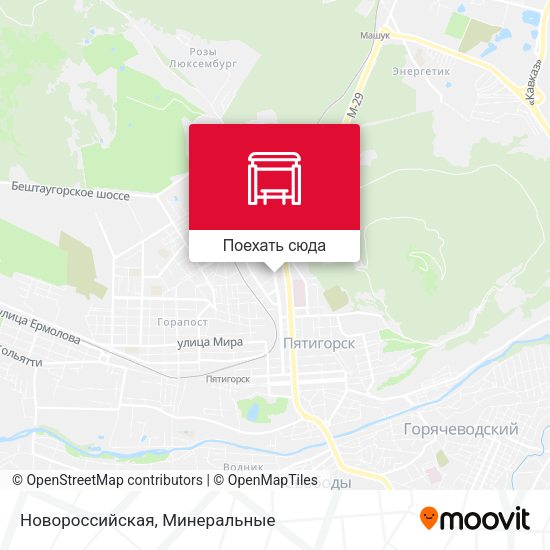 Карта Новороссийская