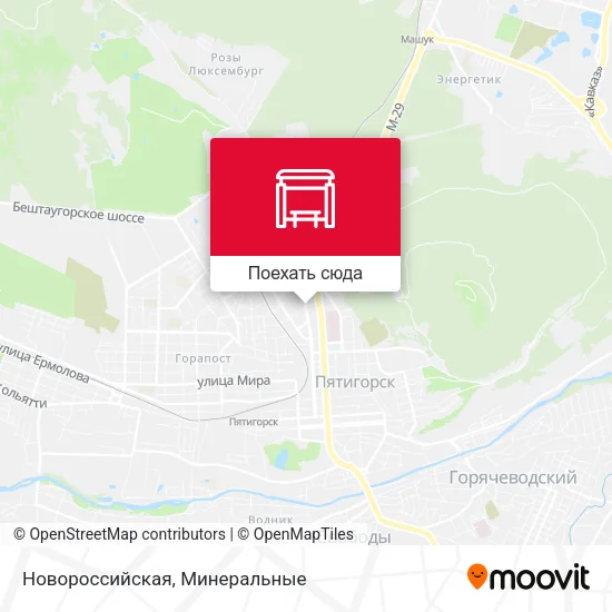 Карта Новороссийская