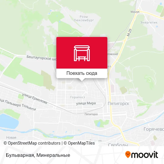 Карта Бульварная