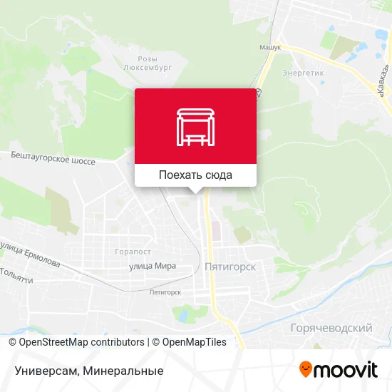 Карта Универсам