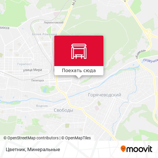 Карта Цветник