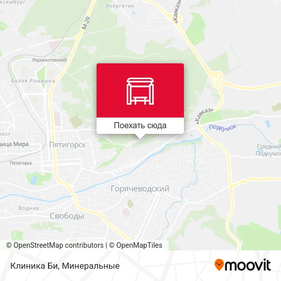 Карта Клиника Би