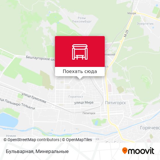 Карта Бульварная