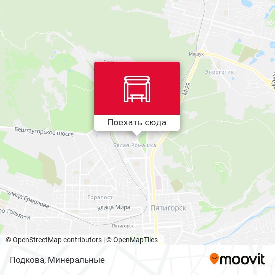Карта Подкова