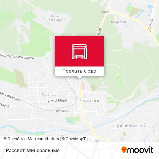 Карта Рассвет