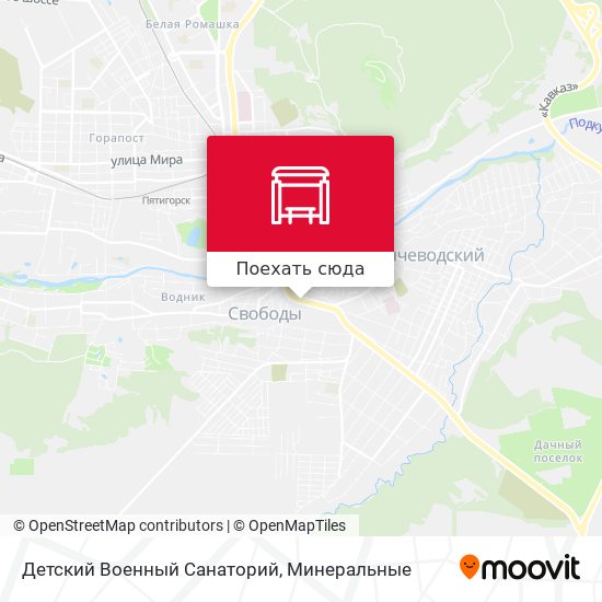 Карта Детский Военный Санаторий