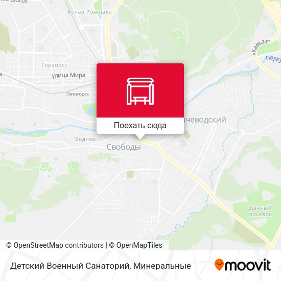 Карта Детский Военный Санаторий