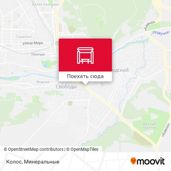 Карта Колос