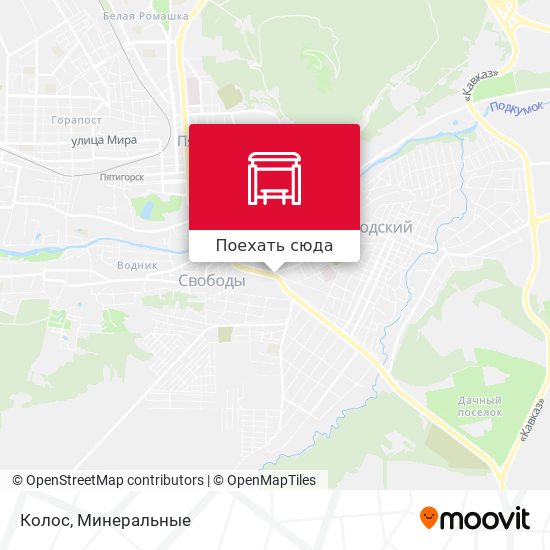 Карта Колос