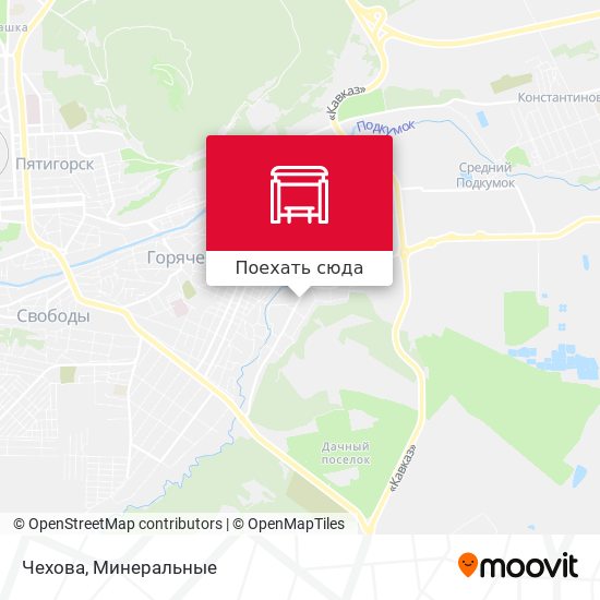 Карта Чехова