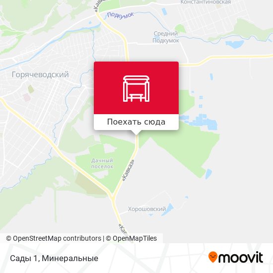 Карта Сады 1