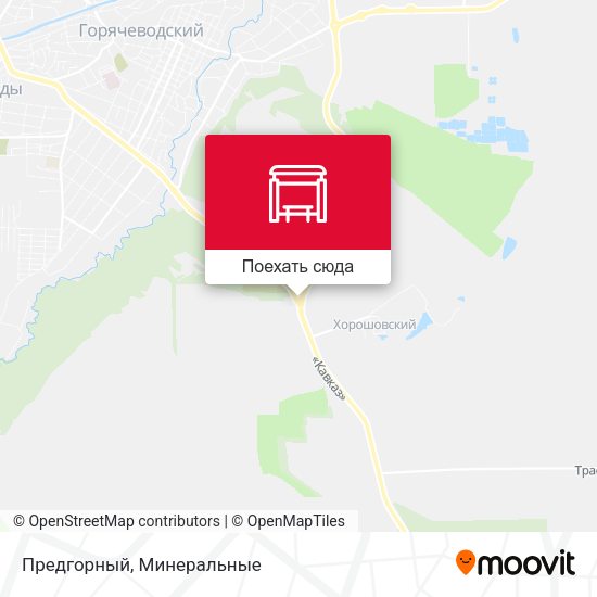 Карта Предгорный
