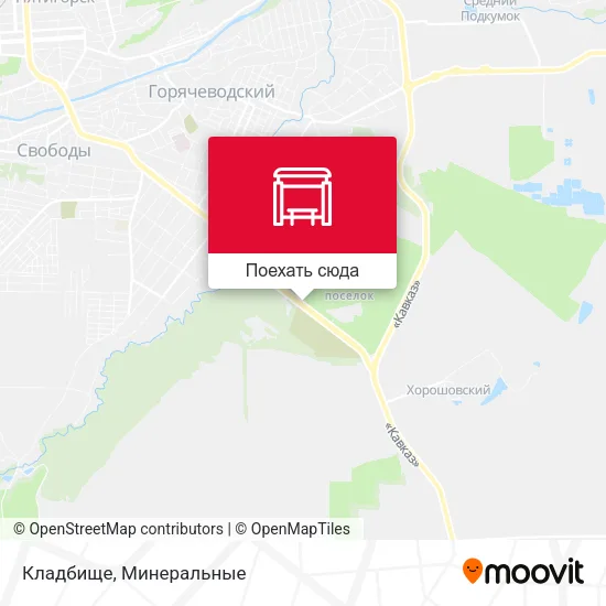 Карта Кладбище