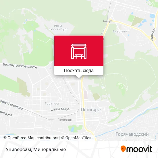 Карта Универсам