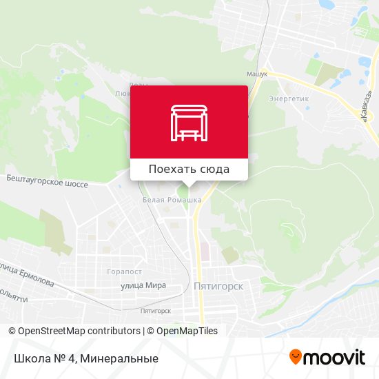 Карта Школа № 4