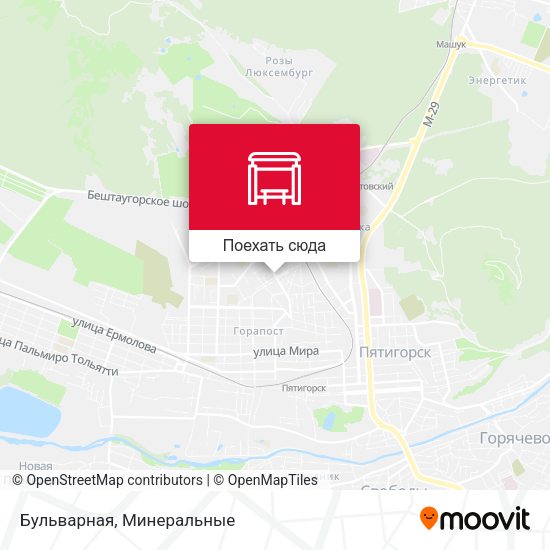 Карта Бульварная