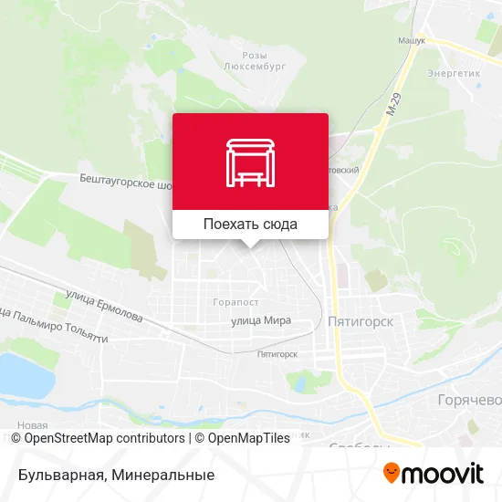Карта Бульварная