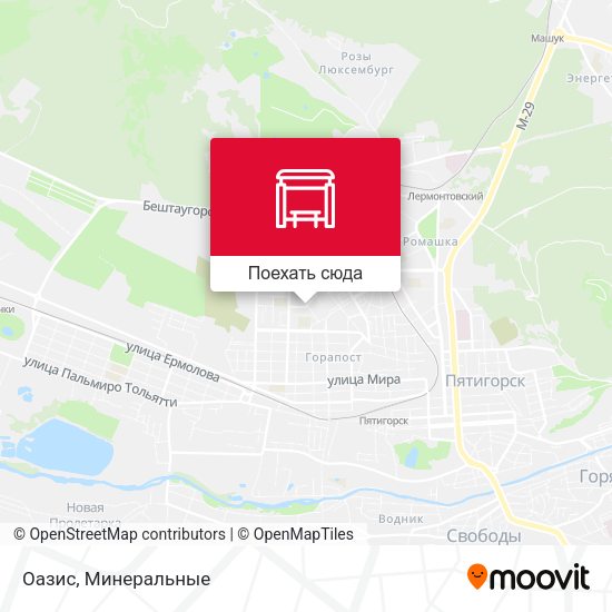 Карта Оазис