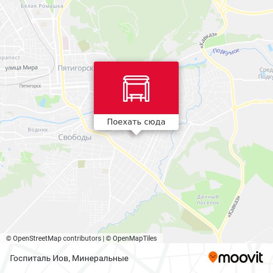 Карта Госпиталь Иов