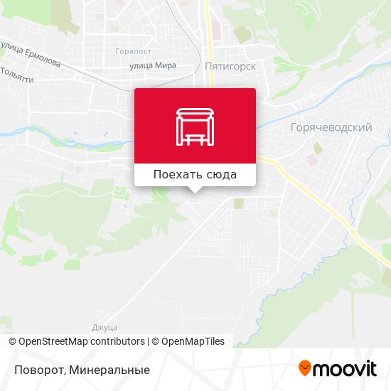 Карта Поворот