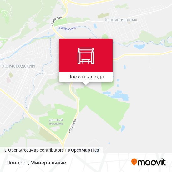 Карта Поворот