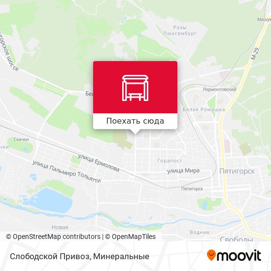 Карта Слободской Привоз
