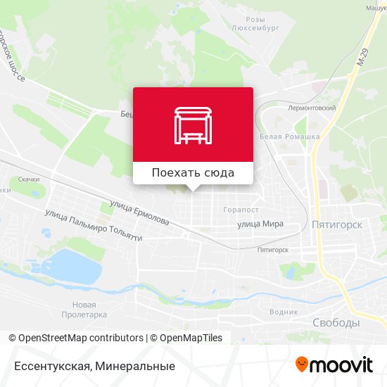 Карта Ессентукская