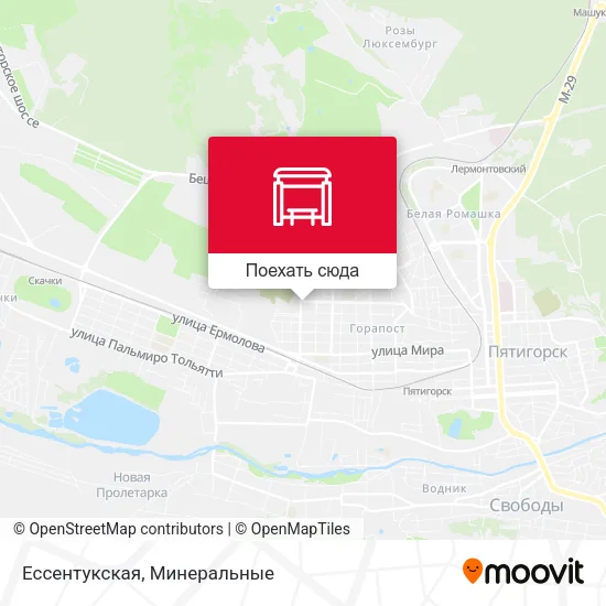 Карта Ессентукская
