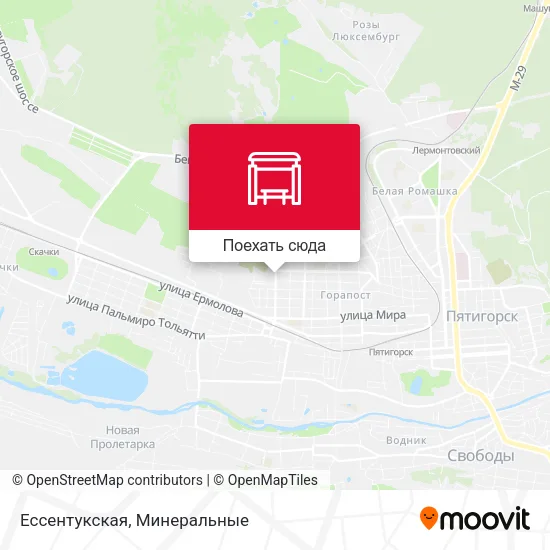 Карта Ессентукская