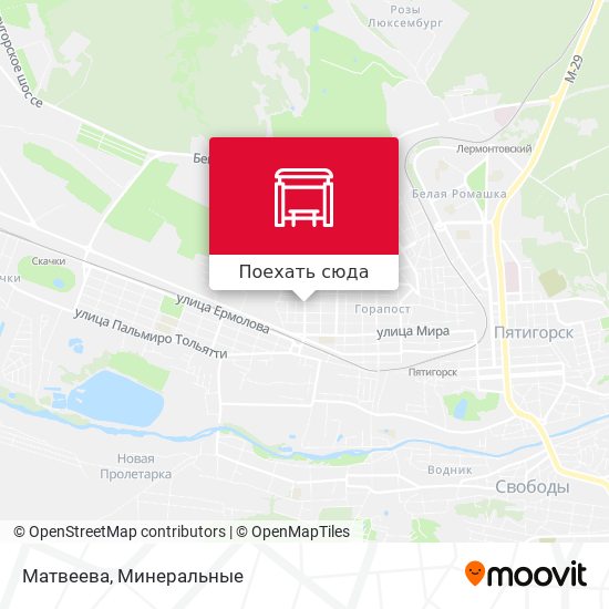 Карта Матвеева
