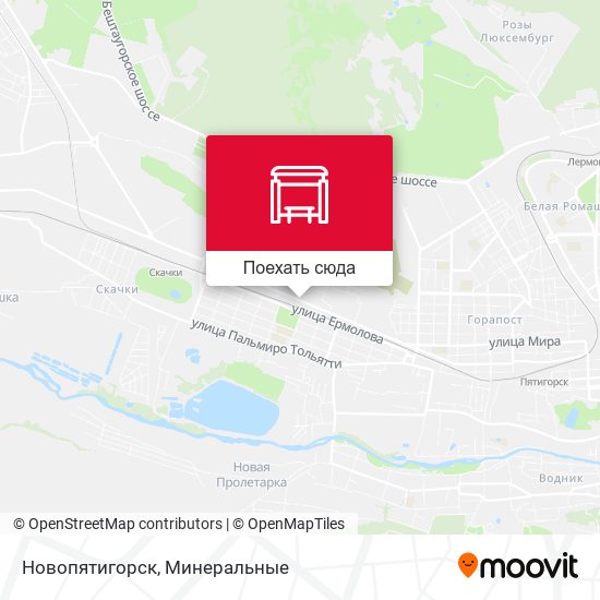 Карта Новопятигорск