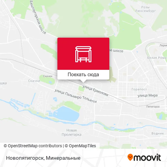 Карта Новопятигорск