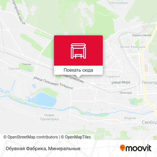 Карта Обувная Фабрика