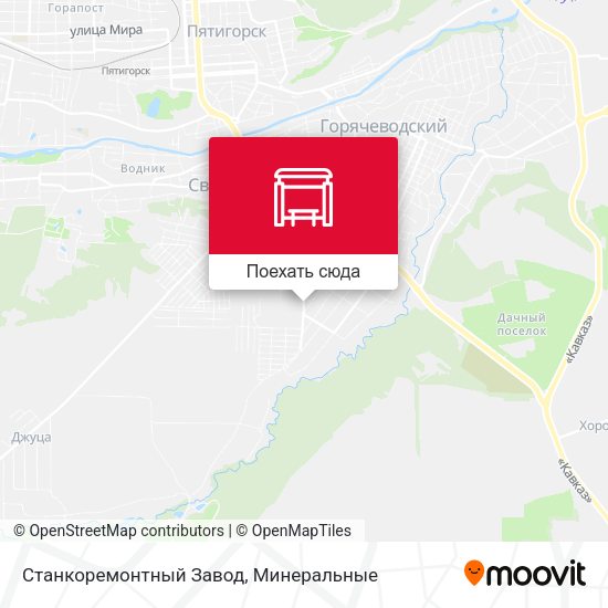 Карта Станкоремонтный Завод